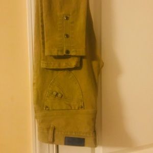 Khaki colored/ Corduroy skinny jeans